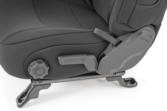 91020 Seat Covers - Front and Rear - Jeep Wrangler JL 4WD (2018-2023) Rough Country Canada