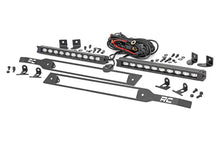 Load image into Gallery viewer, 70817 LED Light - Grille Mount - 10" Black Slimline Pair - Chevy Silverado 1500 (19-23) Rough Country Canada