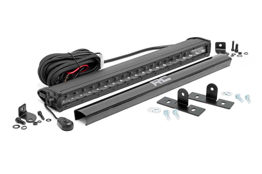 93019 LED Light - Windshield - 50" Black Dual Row - Polaris Ranger 1000XP/900XP (14-21) Rough Country Canada