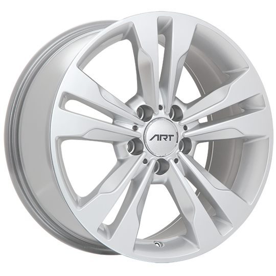 R4317003 - ART Replica 43 17X8 5X112 ET 45mm Silver - ART Replica Wheels Canada
