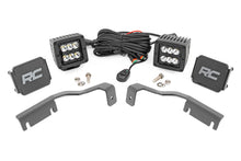 Load image into Gallery viewer, 71064 LED Light - Ditch Mount - 2" Black Pair - Spot - Nissan Frontier (22-23) Rough Country Canada