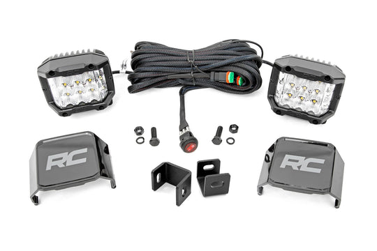 71075 LED Light - Ditch Mount - 3" OSRAM - Wide - Toyota Tundra (22-23) Rough Country Canada