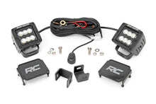 Load image into Gallery viewer, 71072 LED Light - Ditch Mount - 2" Black Pair - Flood - Toyota Tundra (22-23) Rough Country Canada