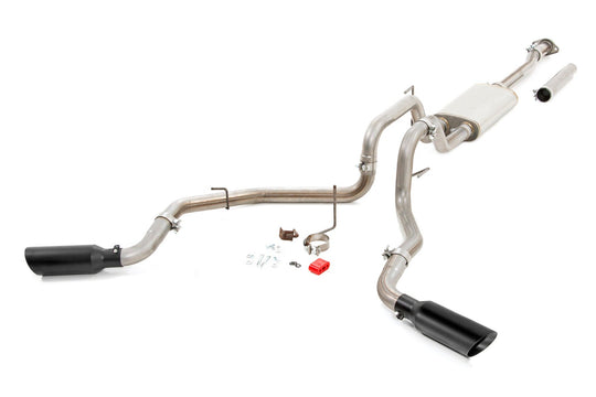 96018 Performance Cat-Back Exhaust - 2.7/3.5/5.0L - Ford F-150 (21-23) Rough Country Canada