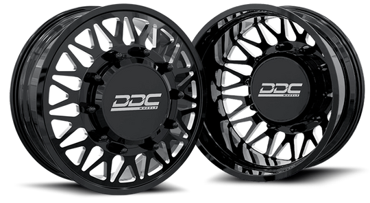 210-20-24BM-A - DDC The Mesh Forged 20X8.25 8X210 Black Milled 11-25 Silverado/Sierra 3500 - DDC Wheels Canada