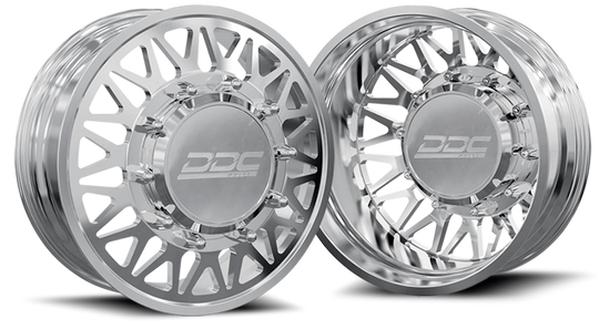 210-22-24PL-A - DDC The Mesh Forged 22X8.25 8X210 Polished 11-25 Silverado/Sierra 3500 - DDC Wheels Canada