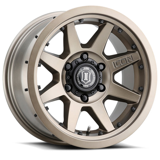 21817857345SB - ICON Rebound Pro 17X8.5 5X127 ET -6mm Satin Black - ICON Wheels Canada
