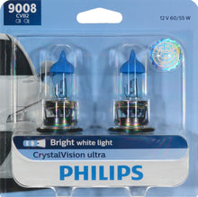 Load image into Gallery viewer, 9008CVB2 Philips CrystalVision ultra Headlight 9008 - CrystalVision Ultra - Twin Blister Pack Philips Bulbs