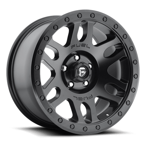 D58418909457 - Fuel Off-Road D584 Recoil 18X9 6X120 ET 20mm Matte Black - Fuel Off-Road Wheels Canada