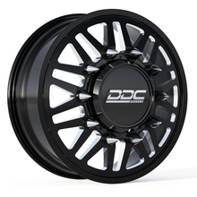 Charger l'image dans la galerie, 225-22-01BM-A - DDC Aftermath Black Milleded 22X8.25 10X225 Super Duty/Ram F-450 05-10 F-450 15-25 Ram 4500 08-25 - DDC Wheels Canada