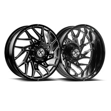 Charger l'image dans la galerie, 229O248262-232GBM - XF Dually XF-229 Dually 24X8.25 8X210 -232mm Gloss Black &amp; Milled - XF Dually Wheels Canada