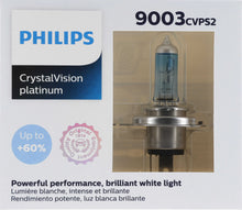 Load image into Gallery viewer, 9003CVPS2 Philips CrystalVision platinum Headlight 9003 - CrystalVision Platinum - Twin Special Pack Philips Bulbs