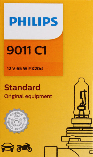 9011C1 Philips Standard Headlight 9011 - Standard - Single Commercial Pack Philips Bulbs