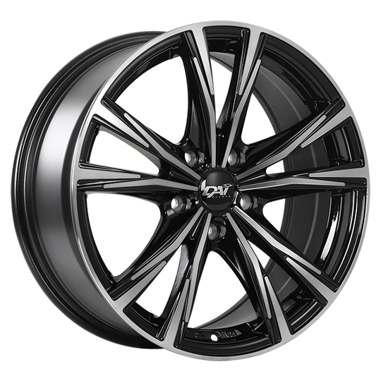 DW8017001 - DAI Wheels Oracle 17X7.5 5x114.3 41mm Gloss Black - Machined Face - DAI Wheels Wheels Canada