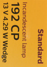 Load image into Gallery viewer, 192CP Philips Standard Miniature 192 - Standard - Multiple Commercial 10-Pack Philips Bulbs
