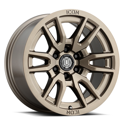 2417856350BR - ICON Vector 6 17X8.5 6X135 ET 6mm Bronze - ICON Wheels Canada