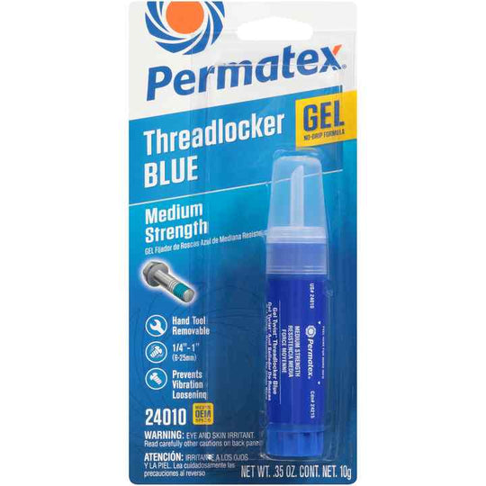 24215 Permatex Medium Strength Threadlocker Blue Gel, 10 G