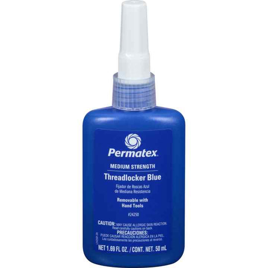24250 Permatex Medium Strength Threadlocker Blue, 50 ML