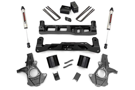 24770 5 Inch Lift Kit - Cast Steel - V2 - Chevy/GMC 1500 (14-17) Rough Country Canada