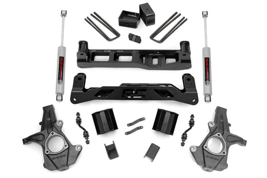 24831 5 Inch Lift Kit - Alum/Stamp Steel - Chevy/GMC 1500 (14-18) Rough Country Canada