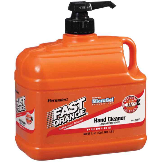 25217 Fast Orange Fine Pumice Lotion Hand Cleaner, 1/2 GAL w/pump