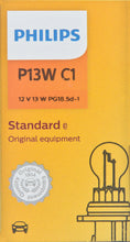 Load image into Gallery viewer, P13WC1 Philips HiPerVision Bulb P13W - Standard - Single Commercial Pack Philips Bulbs