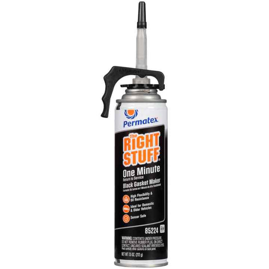 26015 Permatex The Right Stuff Black 1 Minute Gasket Maker, 7.5 OZ