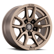 Load image into Gallery viewer, 2617857345BR - ICON Vector 5 17X8.5 5X127 ET -6mm Matte Bronze - ICON Wheels Canada