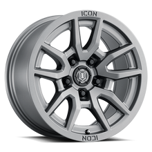 Load image into Gallery viewer, 2617857345TT - ICON Vector 5 17X8.5 5X127 ET -6mm Titanium - ICON Wheels Canada