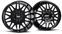 Load image into Gallery viewer, 265-22-01BM-AS - DDC Aftermath Black Milled 22X8.25 8X200 SS Fronts 19-25 Dodge Ram 3500 - DDC Wheels Canada