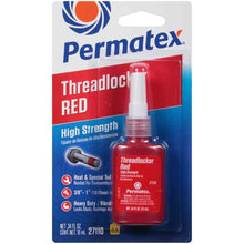 Load image into Gallery viewer, 27110 Permatex High Strength Threadlocker Red, 10 ML