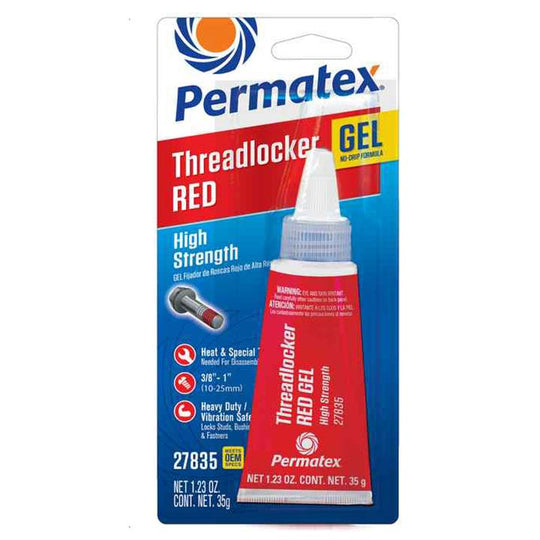 27135 Permatex High Strength Threadlocker Red Gel, 35 G