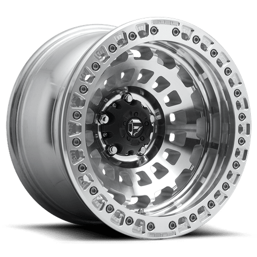 D10217907545 - Fuel Off-Road D102 Zephyr Beadlock 17X9 5X127 ET -15mm Gloss Machined - Fuel Off-Road Wheels Canada