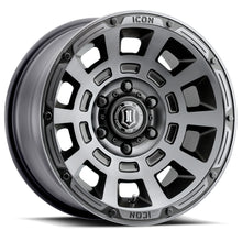 Charger l'image dans la galerie, 2817858347SSBT - ICON Thrust 17X8.5 6X139.7 ET 0mm Smoked Satin Black Tint - ICON Wheels Canada
