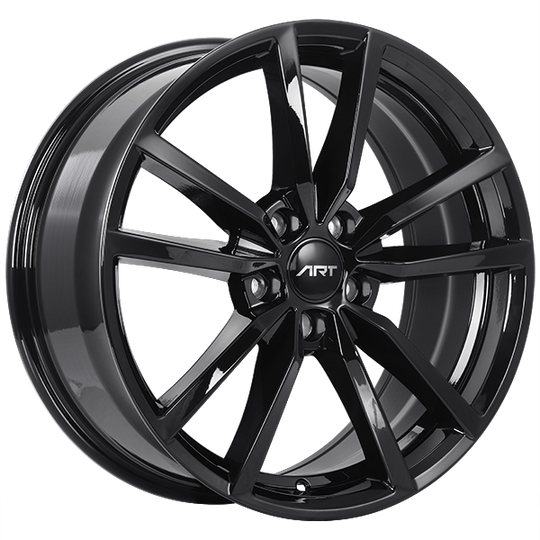 R7517002 - ART Replica 75 17X7.5 5X112 ET 45mm Gloss Black - ART Replica Wheels Canada