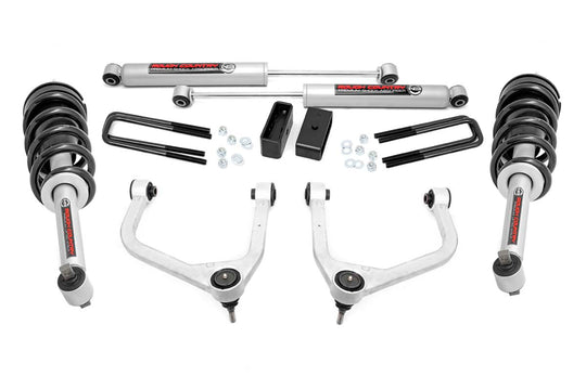 29532 3.5 Inch Lift Kit - N3 Struts - Chevy Silverado 1500 2WD/4WD (19-23) Rough Country Canada