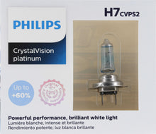 Load image into Gallery viewer, H7CVPS2 Philips CrystalVision platinum Headlight H7 - CrystalVision Platinum - Twin Special Pack Philips Bulbs