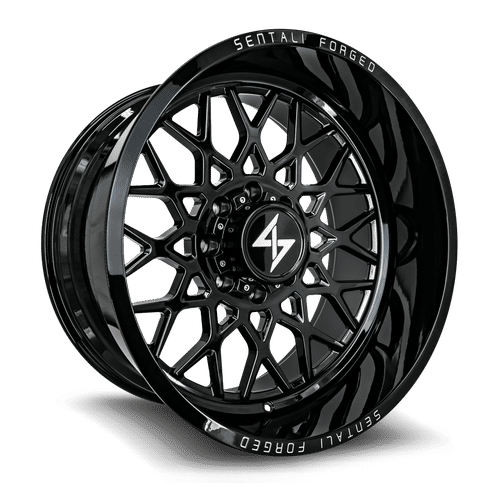 SF530165199GB - Sentali Forged SF5GB 30X16 5X127 ET -99MM Gloss Black - Sentali Forged Wheels Canada