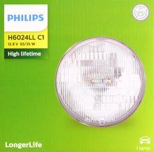 Load image into Gallery viewer, H6024LLC1 Philips LongerLife Sealed Beam H6024LL - LongerLife - Single Commercial Pack Philips Bulbs