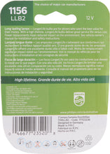 Load image into Gallery viewer, 1156LLB2 Philips LongerLife Miniature 1156LL - LongerLife - Twin Blister Pack Philips Bulbs