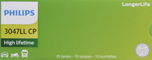 Load image into Gallery viewer, 3047LLCP Philips LongerLife Miniature 3047LL - LongerLife - Multiple Commercial 10-Pack Philips Bulbs