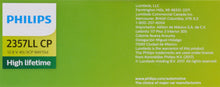 Load image into Gallery viewer, 2357LLCP Philips LongerLife Miniature 2357LL - LongerLife - Multiple Commercial 10-Pack Philips Bulbs