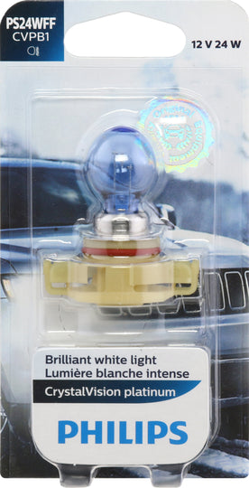 PS24WFFCVPB1 Philips CrystalVision platinum Foglight PS24WFF - CrystalVision Platinum - Single Blister Pack Philips Bulbs