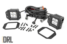 Charger l'image dans la galerie, 70803DRLA Chrome Series LED Light Pair - 2 Inch - Flush Mount - Amber DRL Rough Country Canada