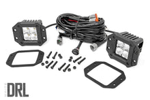Load image into Gallery viewer, 70803DRL Chrome Series LED Light Pair - 2 Inch - Flush Mount - White DRL Rough Country Canada