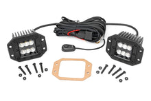 Load image into Gallery viewer, 70113BL Black Series LED - 2" Pair - Flood - Flush Mount Rough Country Canada