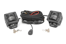 Load image into Gallery viewer, 70907 Black Series LED Light Pair- 2 Inch - SAE Fog Rough Country Canada