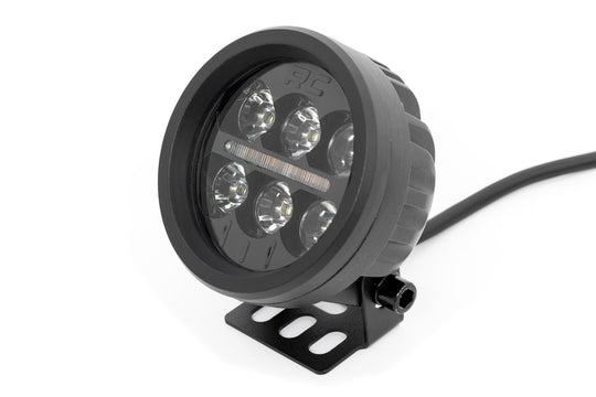 70900 Black Series Round LED Light Pair - 3.5 Inch - Amber DRL Rough Country Canada