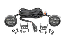 Load image into Gallery viewer, 70900 Black Series Round LED Light Pair - 3.5 Inch - Amber DRL Rough Country Canada