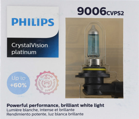 9006CVPS2 Philips CrystalVision platinum Headlight 9006 - CrystalVision Platinum - Twin Special Pack Philips Bulbs